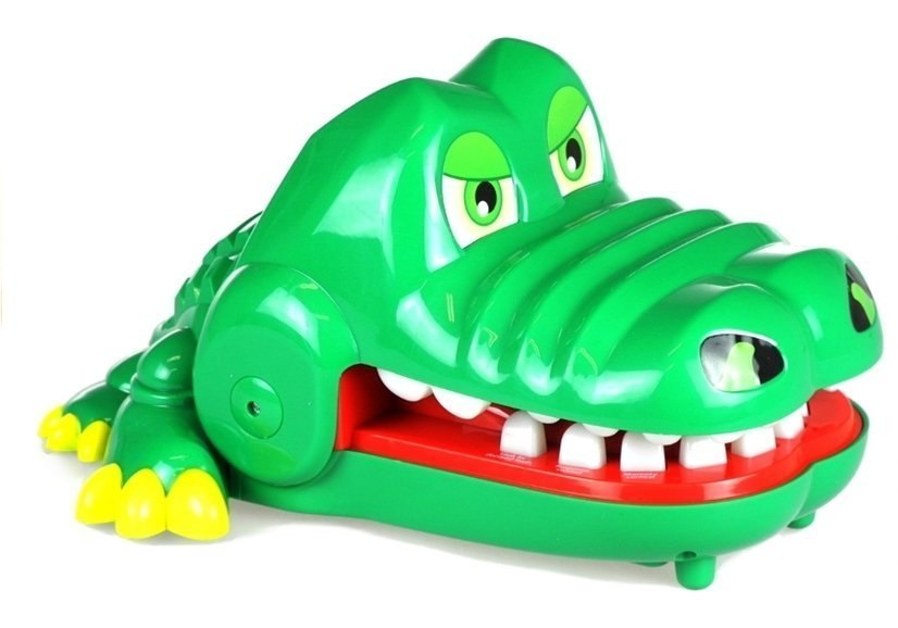 Duża Gra Krokodyl u Dentysty 29 cm Świeci Gra