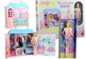 Garderoba Domek dla Lalki z Kolorowymi Sukienkami