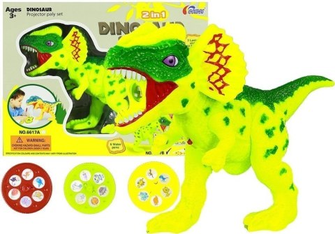 Projektor Dinozaur + Pisaki 18 Obrazków Malowanie Projektor Dinozaur + Pisaki 18 Obrazków Malowanie
