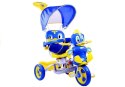 Rower Trójkołowy Kaczka Niebieski Dla Dzieci Rowerek