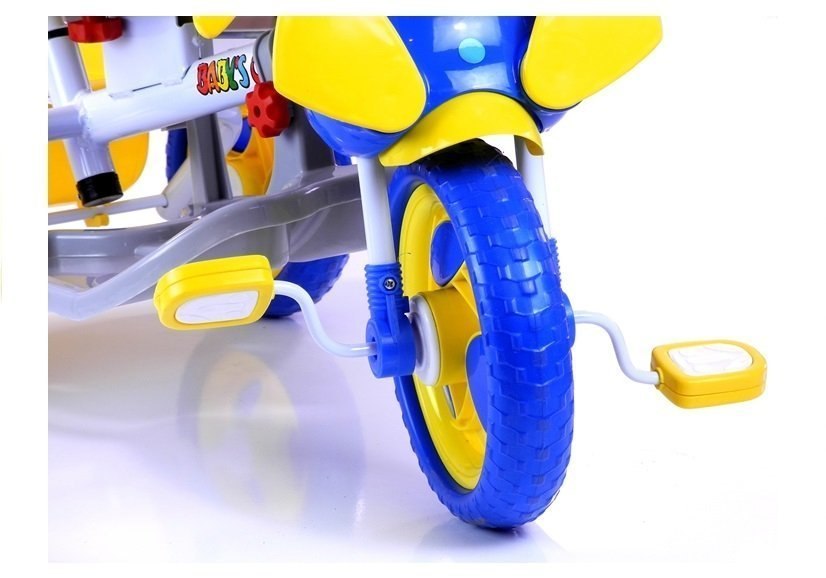 Rower Trójkołowy Kaczka Niebieski Dla Dzieci Rowerek