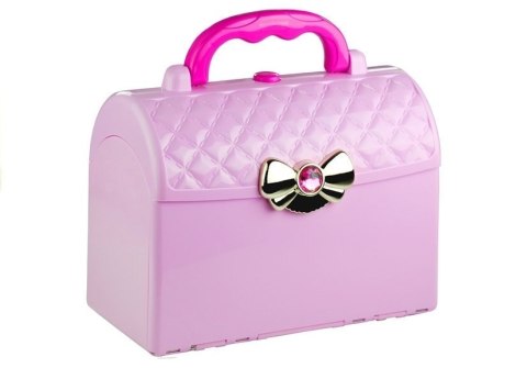 Rozkładany Domek W Walizce Lalka Pies Dodatki Róż